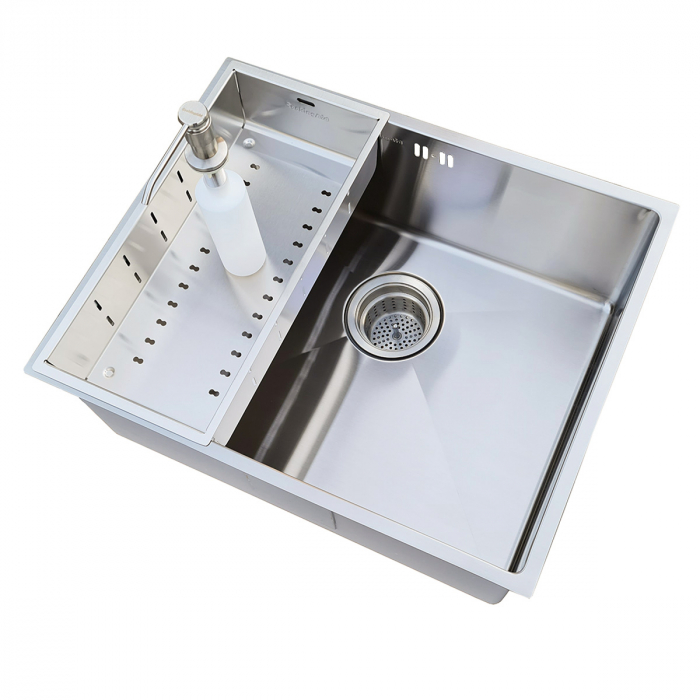 Scurgator INOX Tip Tavita Perforata pentru chiuveta 420*200*85mm sau 400*200*85mm [2]