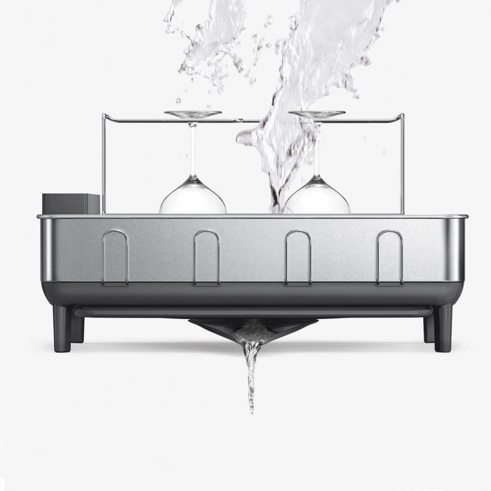 Scurgator vase/farfurii/pahare Dish Rack Large pe blat langa chiuveta din inox si ABS [5]