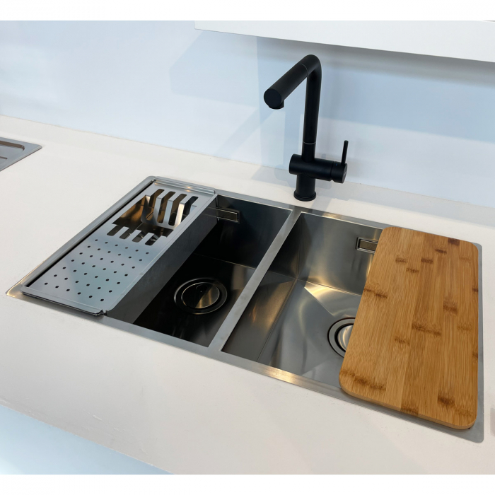 Set accesorii CookingAid MASTER BOX LUX format din Colander + Easy Drainer + Tocator lemn [3]
