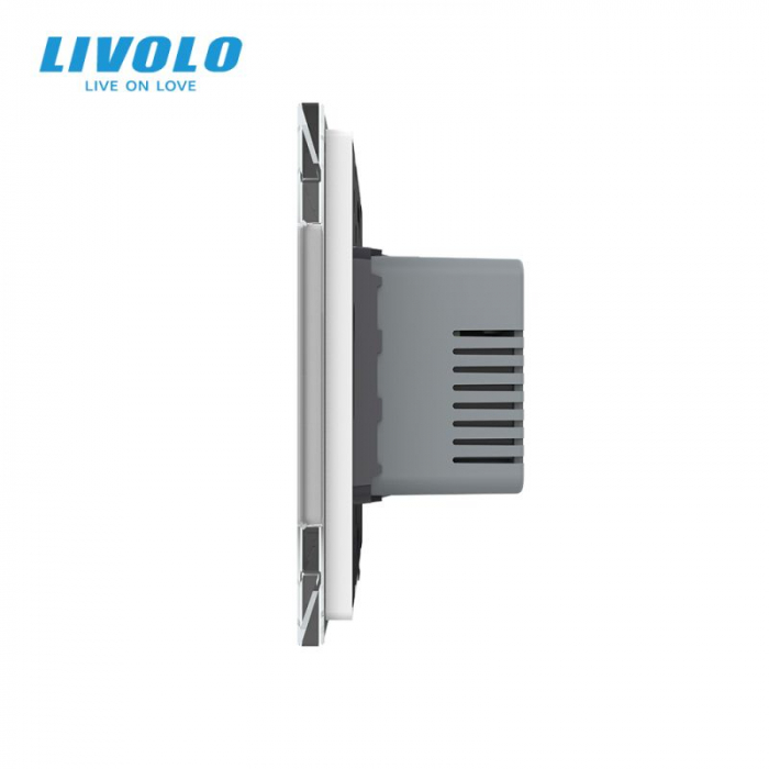 Termostat tactil cu fir pentru incalzire in pardoseala, afisaj electronic-Livolo [3]