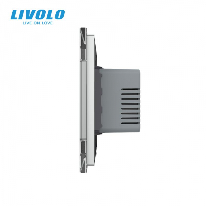 Termostat tactil cu fir pentru incalzire in pardoseala, afisaj electronic-Livolo [3]