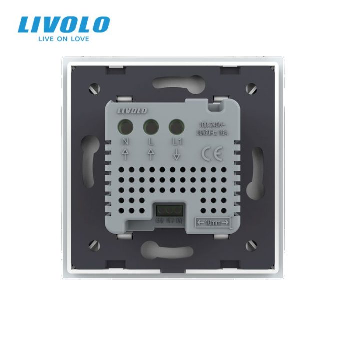Termostat tactil cu fir pentru incalzire in pardoseala, afisaj electronic-Livolo [5]
