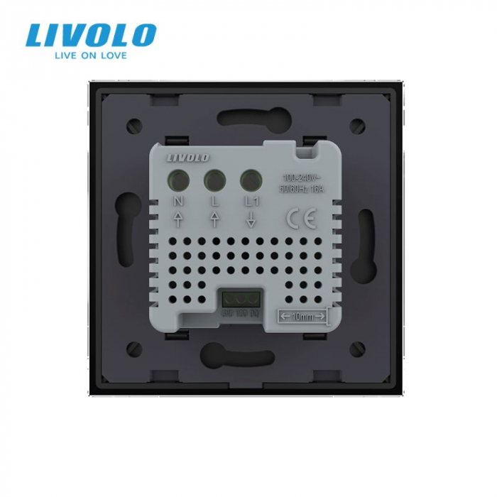 Termostat tactil cu fir pentru incalzire in pardoseala, afisaj electronic-Livolo [5]