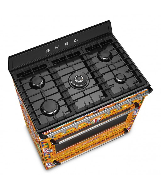 Unitate de gatit/aragaz Smeg & Dolce&Gabbana, 90 cm, 5 arazatoare [6]