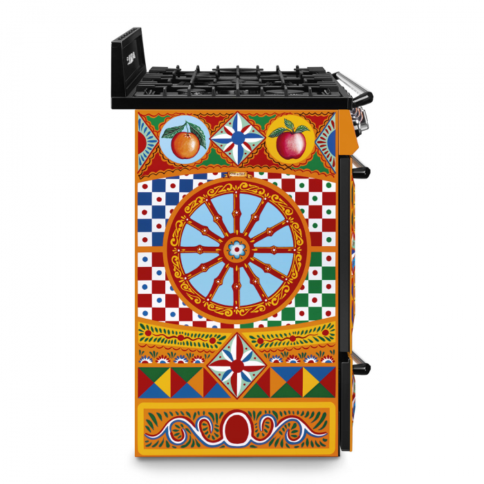 Unitate de gatit/aragaz Smeg & Dolce&Gabbana, 90 cm, 5 arazatoare [4]