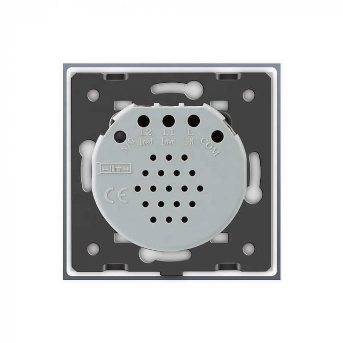 Întrerupător tactil simplu Livolo, wireless, Alb Livolo VL-C701R-11 [3]