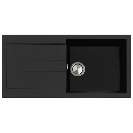 Chiuveta bucatarie granit CookingAid Amanda AM9910 Neagra Antracit reversibila [4]