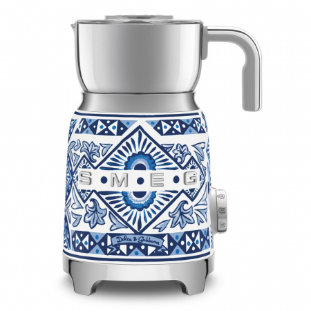 Spumarea laptelui - Aparat pentru spumarea laptelui Smeg&Dolce&Gabbana ,Blu Mediterraneo