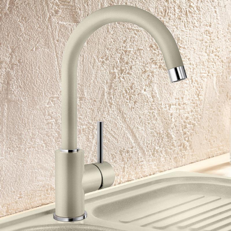 Baterii granit bucatarie - Baterie chiuveta Blanco MIDA silgranit