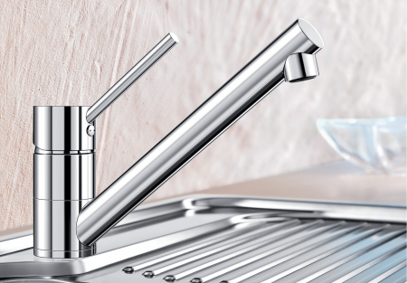 Baterii inox bucatarie - Baterie chiuveta inox Blanco ANTAS