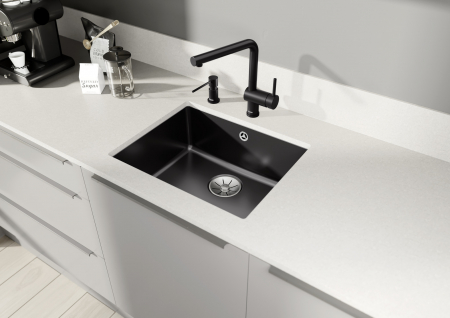 Chiuvete ceramica bucatarie - BLANCO Chiuveta ceramica PURAPLUS SUBLINE 500 U InFino cu excentric