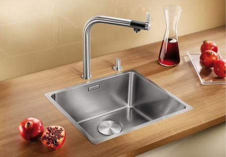 Chiuvete inox bucatarie - Chiuveta bucatarie Blanco ANDANO 500-IF inox satinat fara excentric