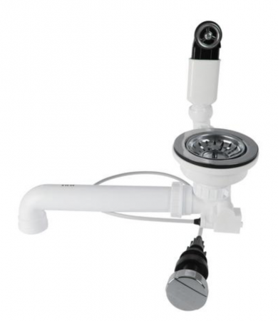 Sisteme de scurgere si cleme - Blanco Excentric - sistem aqua stop cu buton rotativ
