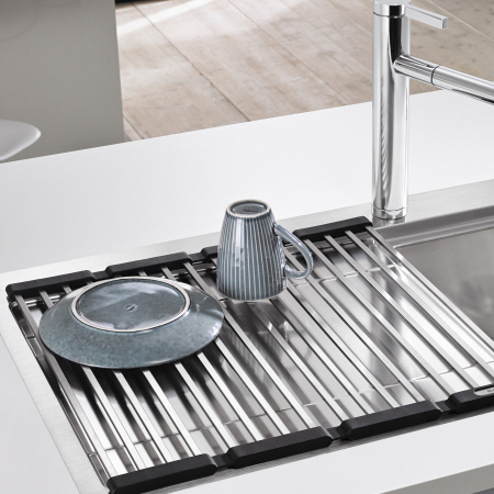 Blanco suport de vase pliabil inox pt chiuvetele ADON 460X440 mm [2]