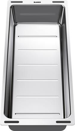 Tavita scurgere vase/legume/fructe - BLANCO Vas multifunctional 417x197x80 mm din inox pentru Andano