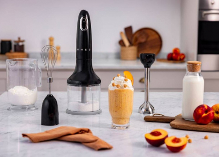 Blendere - Blender de mana SMEG 700w, Turbo, cu accesorii