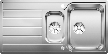 Chiuveta BLANCO CLASSIMO 6 S-IF reversibila cu excentric, inox periat [3]