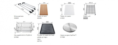 Chiuveta  bucatarie de SILGRANIT® PuraDur® BLANCO NAYA 6 [7]