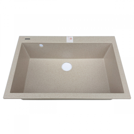 Chiuveta bucatarie granit CookingAid Cube ON7610 Bej Pigmentat / Avena + accesorii montaj [2]