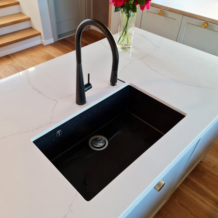 Chiuveta bucatarie granit CookingAid Cube ON7610 Neagra [11]