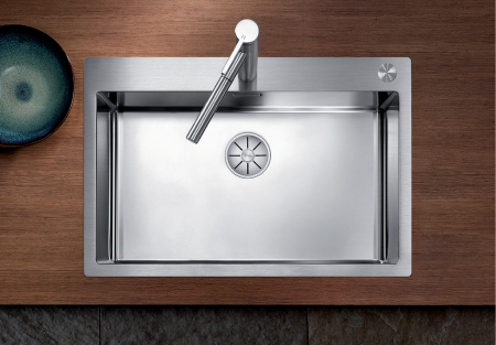 Chiuvete inox bucatarie - Chiuveta bucatarie inox Blanco Claron 700 IF/A InFino cu PushControl