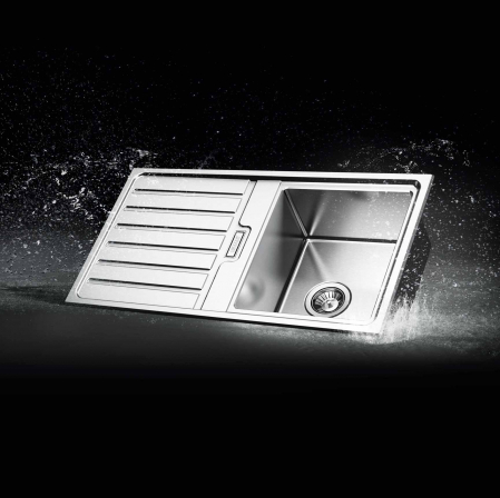 Chiuvete inox bucatarie - Chiuveta bucatarie inox CookingAid FUSION 80 reversibila