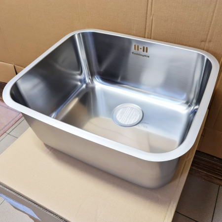Chiuveta bucatarie inox CookingAid INDUS 50 cu montaj sub blat + accesorii montaj [5]