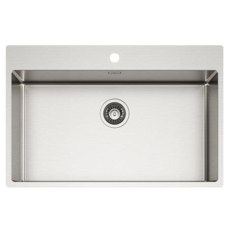 Chiuvete inox bucatarie - Chiuveta bucatarie inox CookingAid TASCA ASOLO AA74 cu montaj pe blat sau la nivelul blatului si accesorii montaj