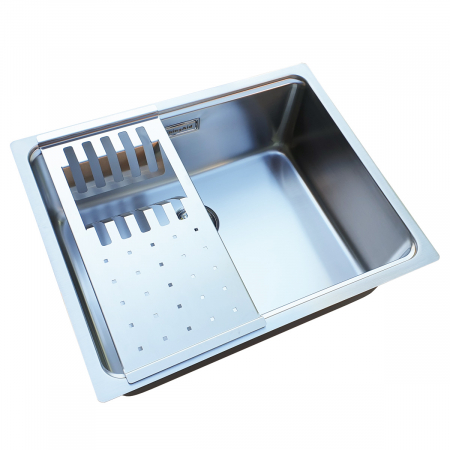 Chiuveta bucatarie inox CookingAid UNA 50  cu scurgator EASY DRAINER [1]