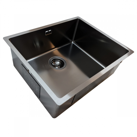 Chiuveta bucatarie inox TASCA CANOVA CA50 GUN METAL cu strat PVD ceramic culoare gri inchis / negru antracit [5]