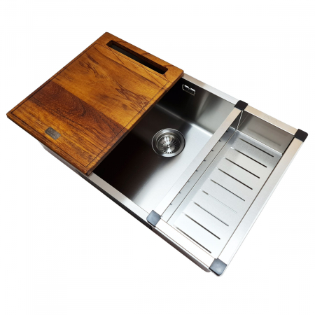 Chiuveta bucatarie inox TASCA CANOVA CA70  si accesorii montaj [5]