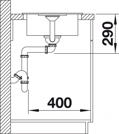 Chiuveta de bucatarie BLANCO FAVOS MINi Silgranit [2]