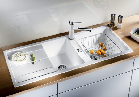 Chiuveta de bucatarie silgranit Blanco METRA 8 S, reversibila, 1160x500/190 mm [1]