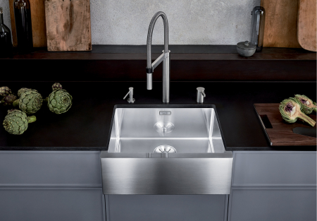 Chiuvete inox bucatarie - Chiuveta din inox pentru bucatarie Blanco CRONOS  XL 8 U farmhouse