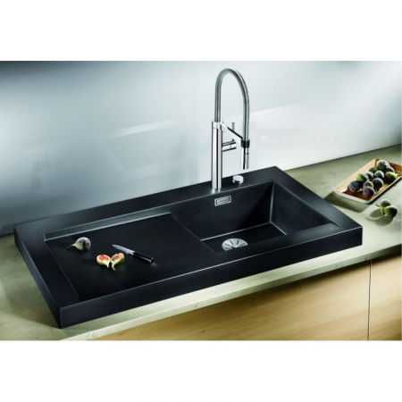 Chiuvete si baterii bucatarie - Chiuveta granit BLANCO MODEX-M 60 SILGRANIT InFino ANTRACIT - pe corp