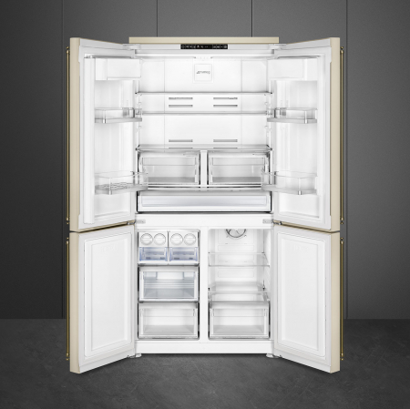 Combina frigorifica Smeg Coloniale 541 L, Clasa A+, Full No Frost, Crem [1]