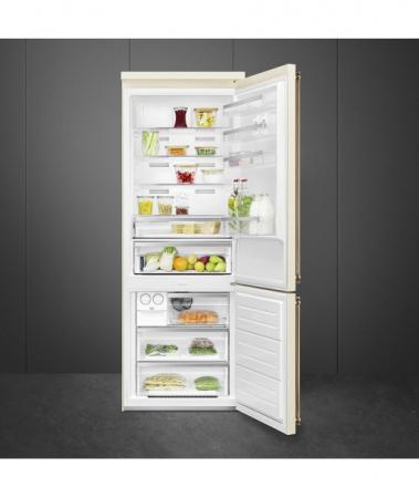 Combina frigorifica Smeg Coloniale,70 cm, crem, Total No Frost, deschidere stanga [2]