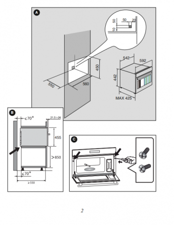 Cuptor electric incorporabil  60 x45 cm inaltime compact gatire cu aburi si finisaj inox-De Dietrich [1]
