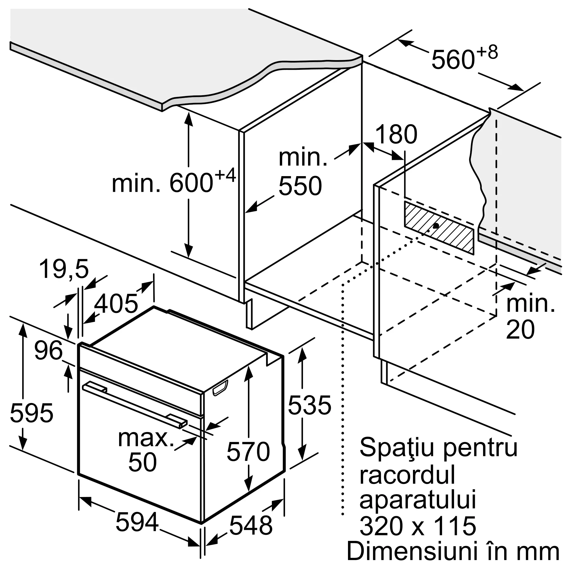 Cuptor încorporabil Bosch HBA572BB4 – Seria 2 [6]