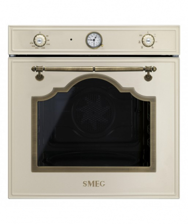 Electrocasnice Mari - Cuptor incorporabil SMEG, 60 cm, Cortina Aesthetic - crem