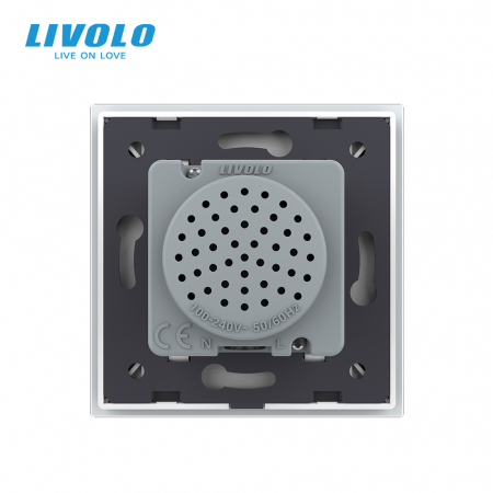 Difuzor Bluetooth, 2 module Livolo cu panou din sticla [3]