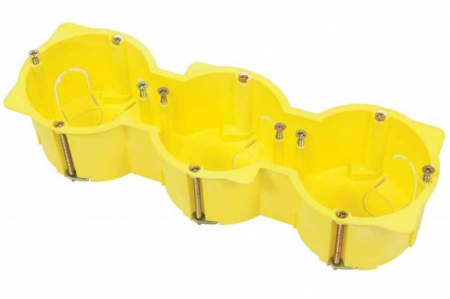 Doze si adaptoare Livolo - Doza tripla pentru rigips rgs 03