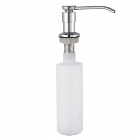 Chiuveta bucatarie inox CookingAid TEMPERED GLASS WHITE cu dozator detergent + accesorii montaj [9]