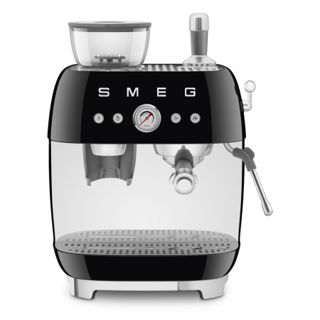 Espressoare - Espressor manual Smeg EGF03, dublu termoblock,1650w, 20 bar cu rasnita