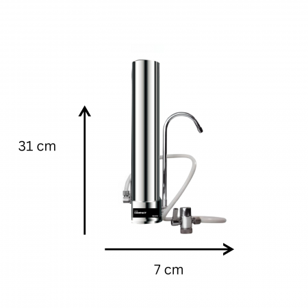 Filtru de apa cu carbon si argint Aquator Lux, 4000 - 6000 L. montaj pe blat [1]