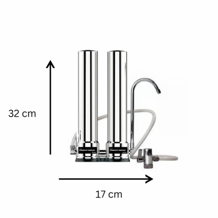 Filtru de apa, Aquator Compact Duplex, 4000 - 5000 L ( sistem complet ) [1]