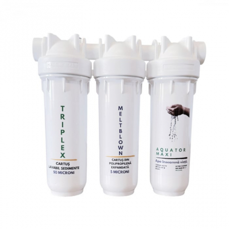 Chiuvete si baterii bucatarie - Filtru de apa, Aquator Maxi Triplex, 8000 - 10000 L ( sistem complet )