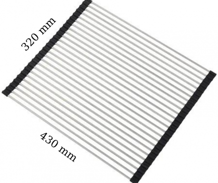 Gratar rulabil roll mat inox si silicon 43x32 cm [4]