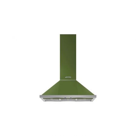 Hote cu prindere pe perete - Hota Smeg Colectia Portofino verde olive 90 cm