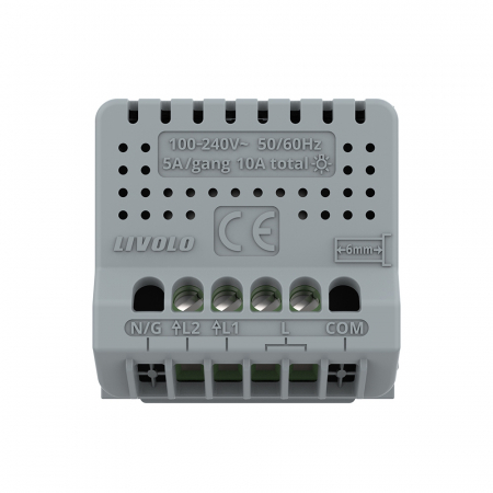 Intrerupător dublu+dublu wireless serie noua Livolo [2]